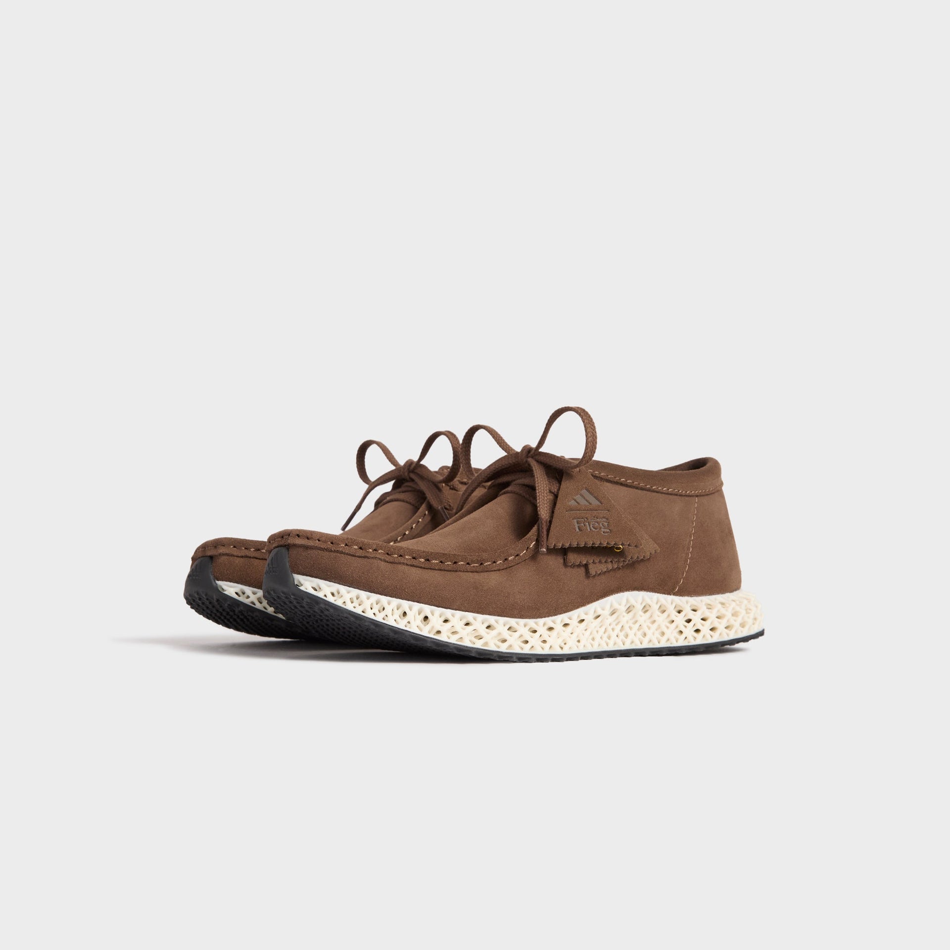 8th St by Ronnie Fieg for adidas Originals & Clarks Originals Wallabee 4D - Dark Grey Suede
