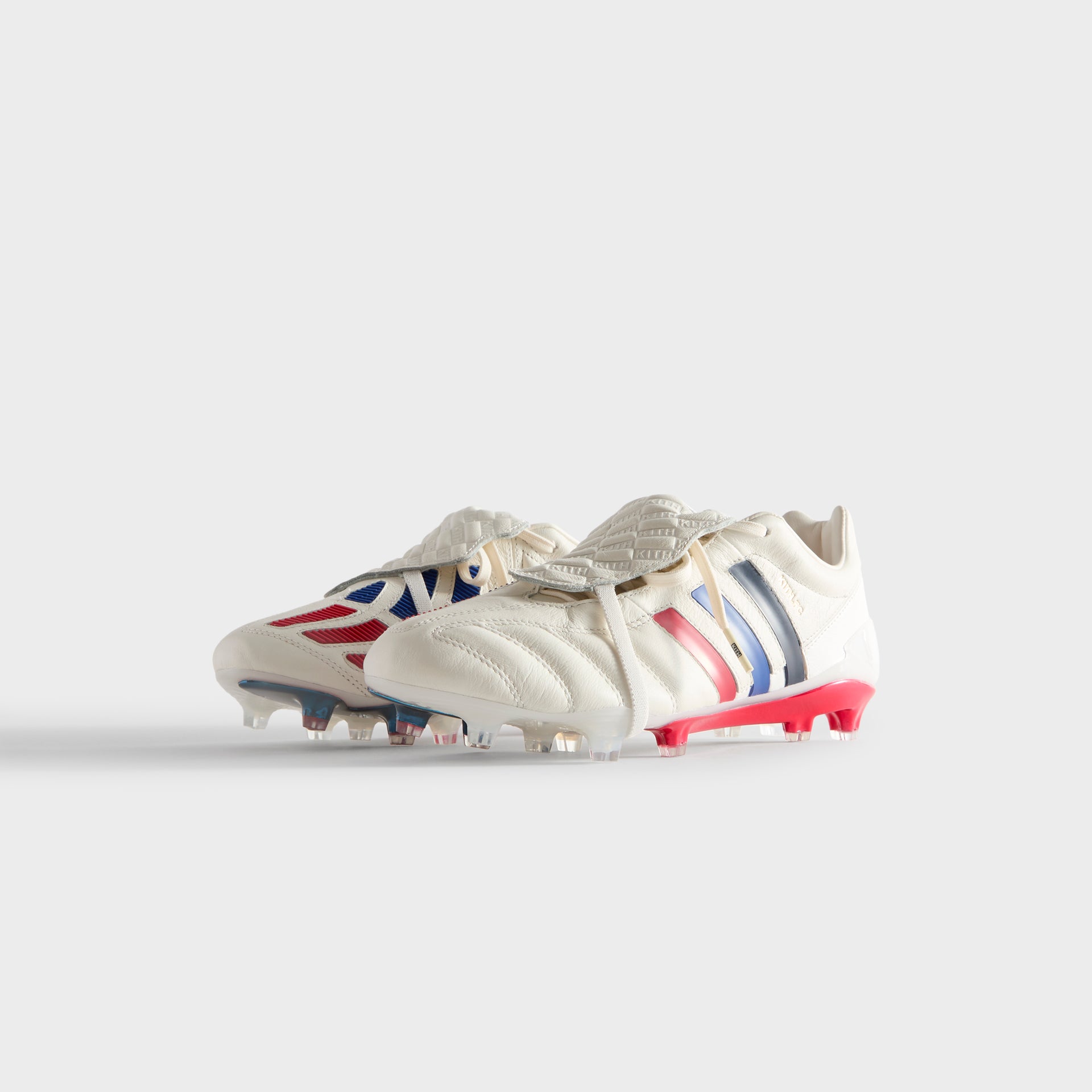Kith for adidas Football Predator Mania Cleats - White / Vivid Red / Royal Blue