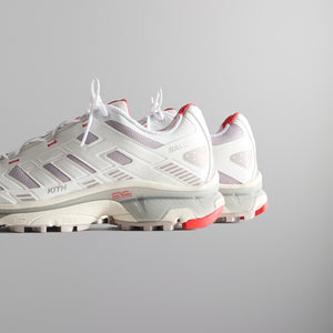 Kith for Salomon XT-4K - Bright White / Ashes of Roses / Fiery Red