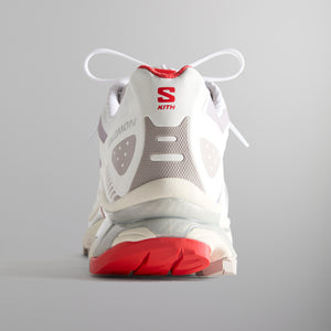 Kith for Salomon XT-4K - Bright White / Ashes of Roses / Fiery Red